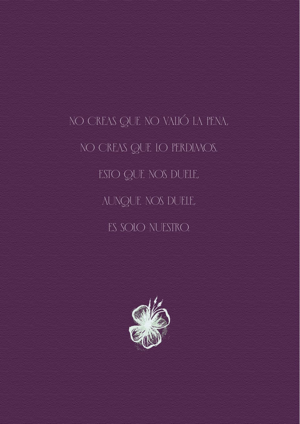 Herbario — Contratapa